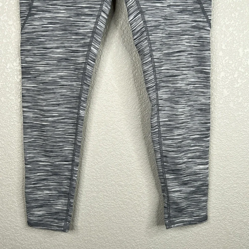 Zella Gray & White Space Dye Yoga Activewear Athletic Leggings Size XL‎